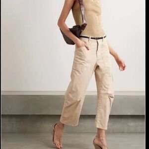 Nili Lotan Shon Pants Sz 0 (fits 2-4) in Light Tan